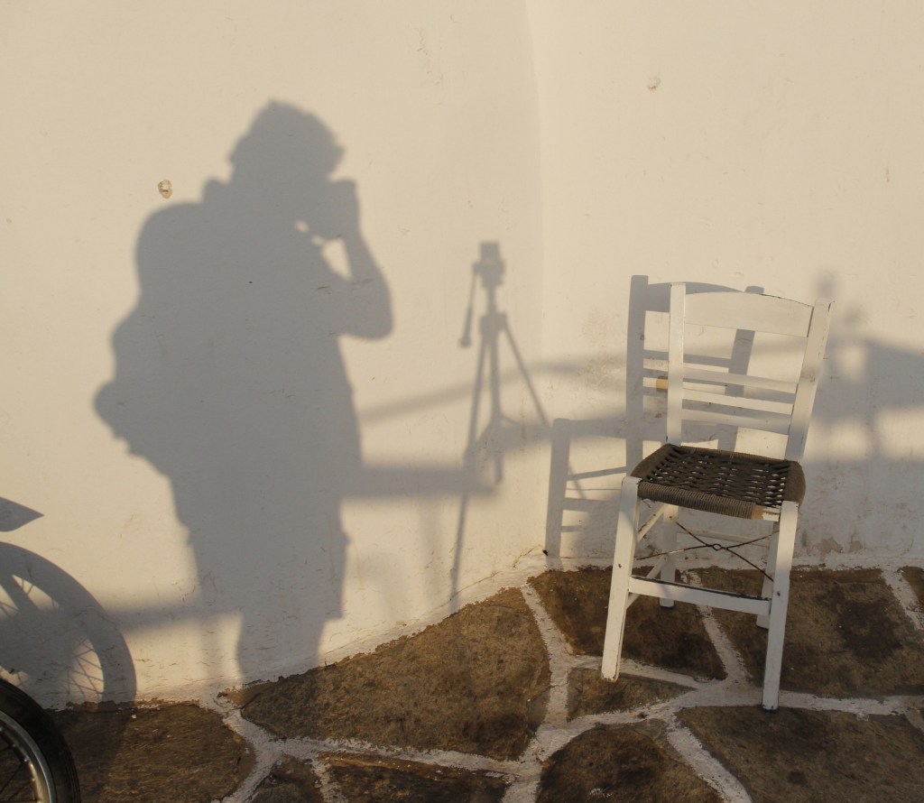 Tom, self portrait, Naousa, Paros, Greece 2011